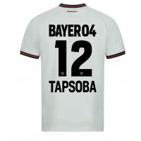 Bayer Leverkusen Edmond Tapsoba #12 Replika Bortatröja 2023-24 Kortärmad